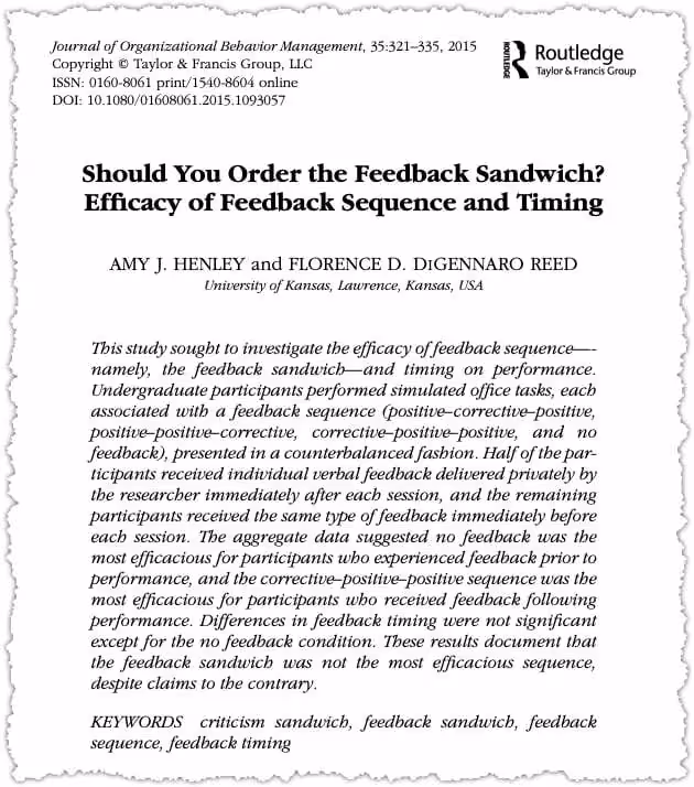 Screenshot of Henley & Reed article first page