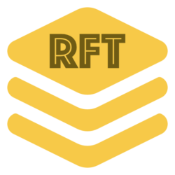 The RFT Bundle logo bundled on a black background.