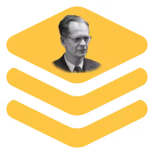 An image of a man with glasses against the vibrant yellow background of the Skinner Bundle.