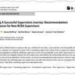 Guide for new BCBA supervisors and resources.