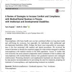 Strategies for compliance with medical routines in IDD